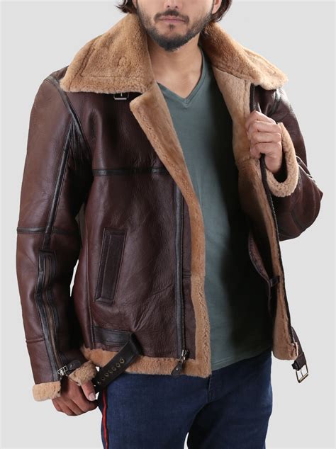 Shearling bomber jacket 